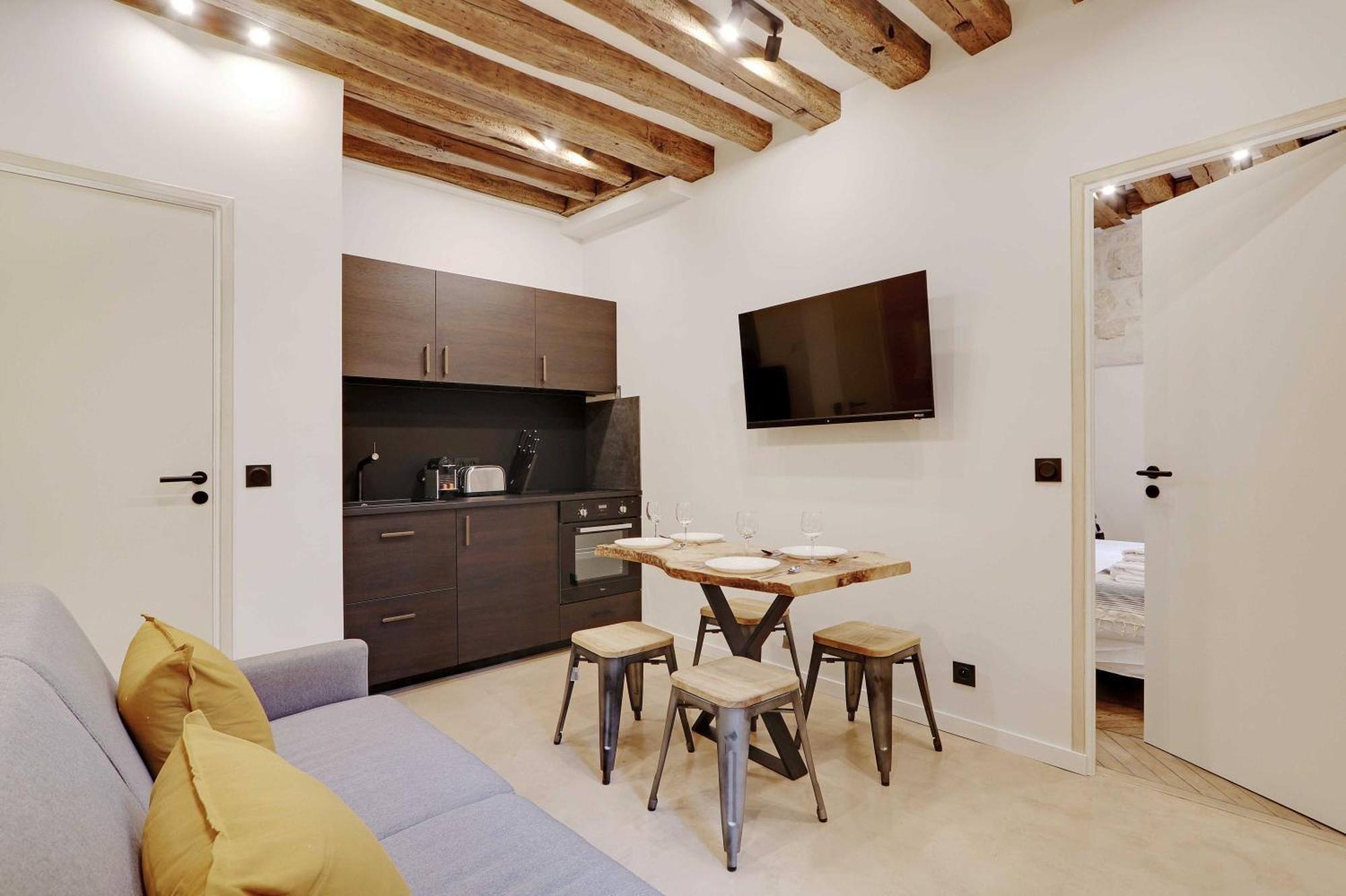 Authentic Apartment - 1Br-4P - Le Marais Paříž Exteriér fotografie